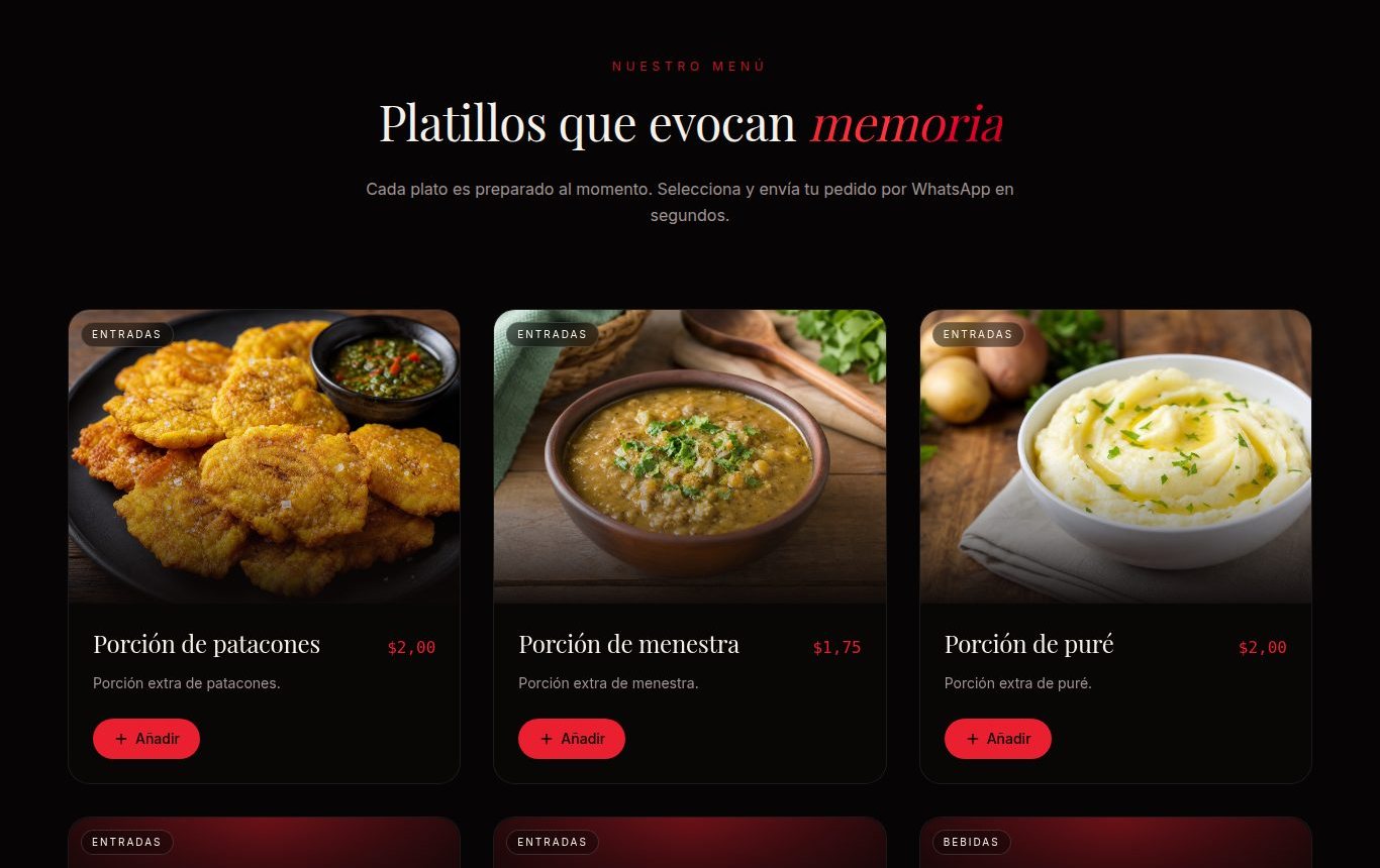 Sitio real de Los Secos de La María, hecho por Impacto Digital